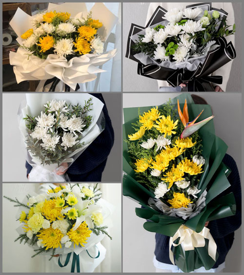 广东汕尾市海丰县海城镇南垭村白事花束代送